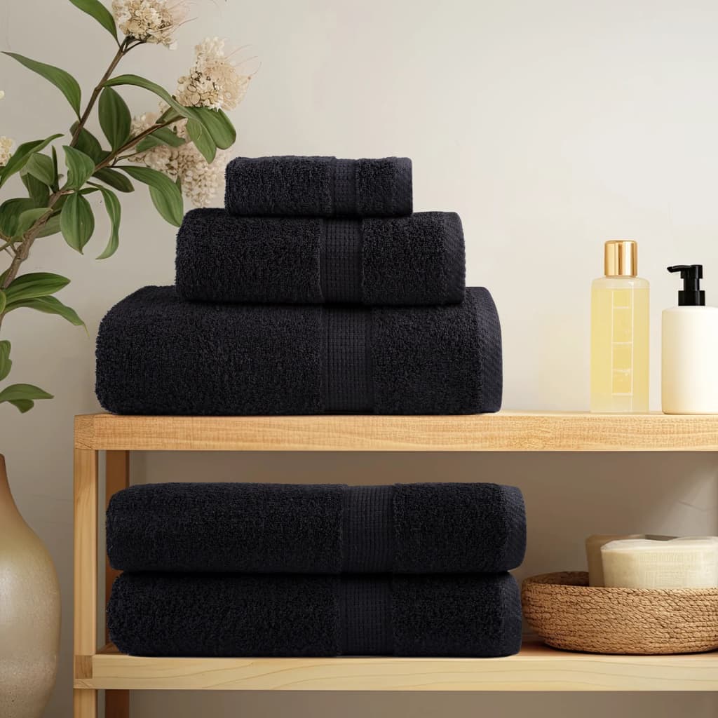 VidaXL badehåndklæder solund 2 stk 600 g m² 100x150 cm