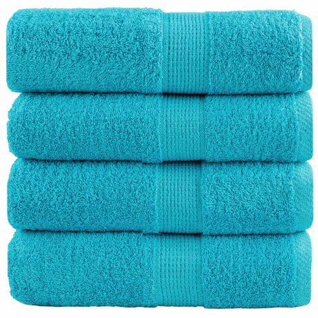 Vidaxl gastendoekjes solund 4 st 600 g m² 30x50 cm turquoise