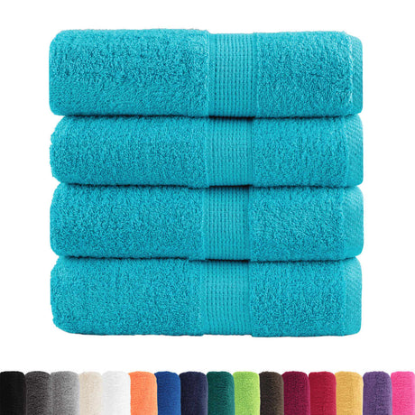 Vidaxl gastendoekjes solund 4 st 600 g m² 30x50 cm turquoise
