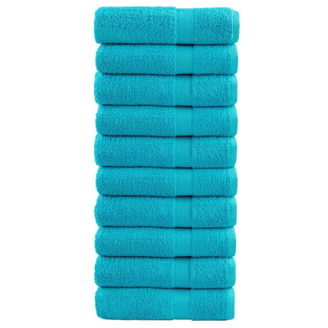 Vidaxx badehåndklæder solund 10 stk 600 g m² 70x140 cm turkis