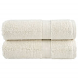 Vidaxx premium vaskeklude solund 2 stk creme 30x30 cm 600 g m2