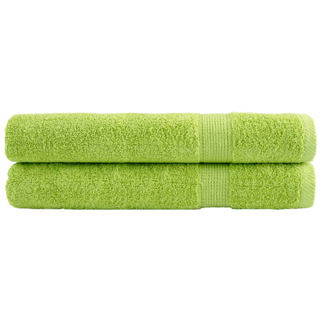 Vidaxx håndklæder solund 2 stk 600 g m² 100x200 cm æblegrøn