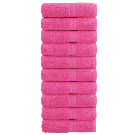 Vidaxl gastendoekjes solund 10 st 600 g m² 30x50 cm roze