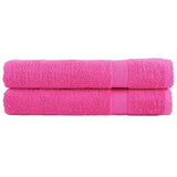 Vidaxx håndklæder solund 2 stk 600 g m² 100x200 cm pink