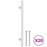 VidaXL håndtag 20 stk 160 mm rustfrit stål sølvfarvet