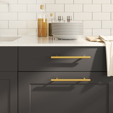 VidaXL håndtag 20 stk 160 mm rustfrit stål guldfarvet