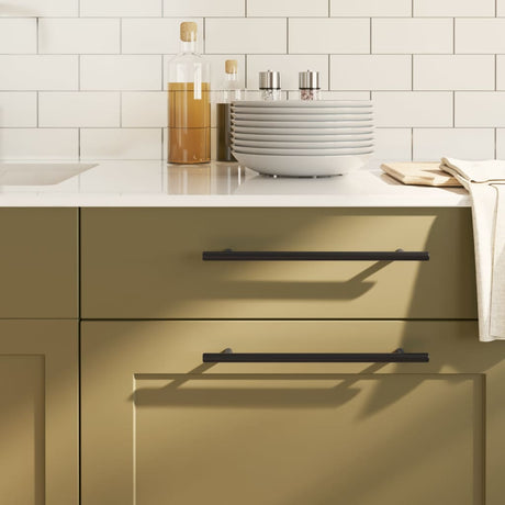 VidaXL håndtag 20 stk 224 mm rustfrit stål sort