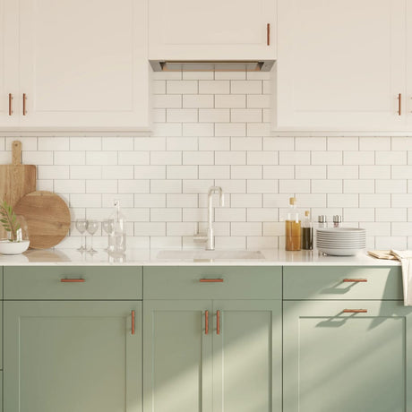 VidaXL håndtag 20 stk 64 mm rustfrit stål bronzefarvet