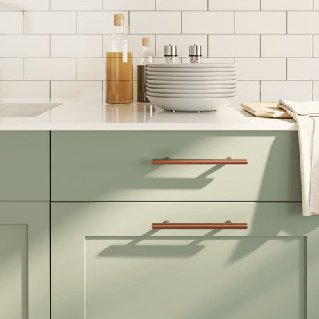 VidaXL håndtag 20 stk 128 mm rustfrit stål bronzefarvet