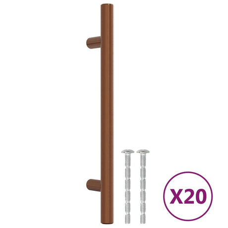 Vidaxx håndtag 20 stk 160 mm rustfrit stål bronzefarvet