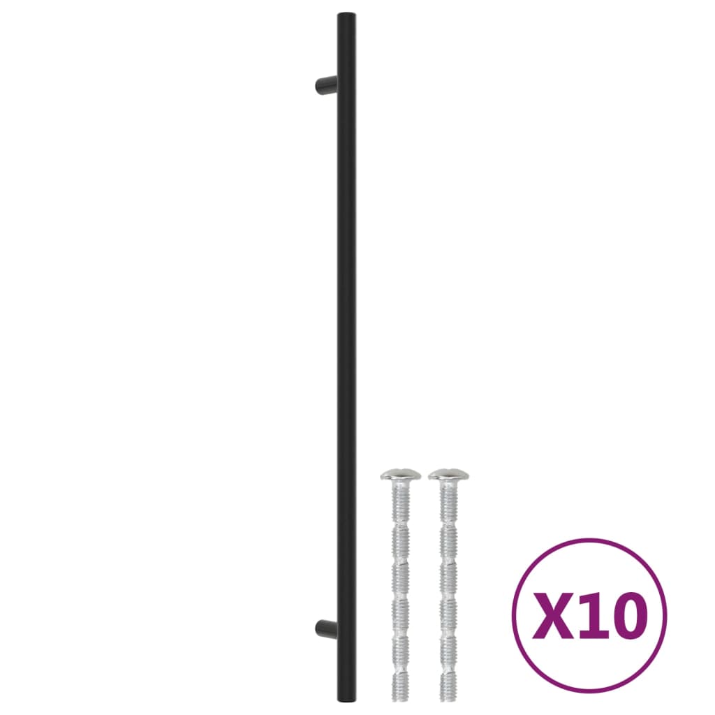 Vidaxx håndtag 10 stk 320 mm rustfrit stål sort