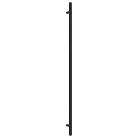 VidaXL håndtag 10 stk 480 mm rustfrit stål sort