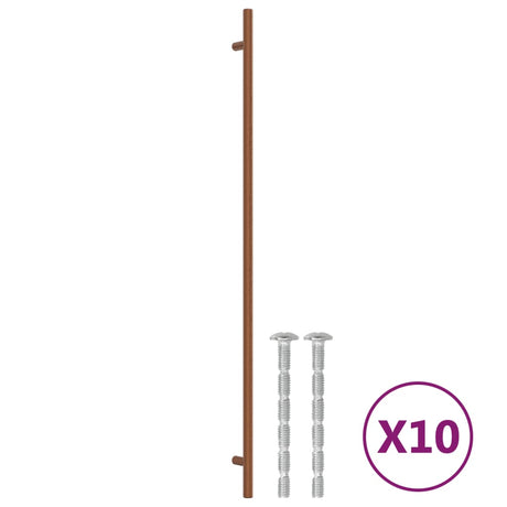 VidaXL håndtag 10 stk 480 mm rustfrit stål bronzefarvet