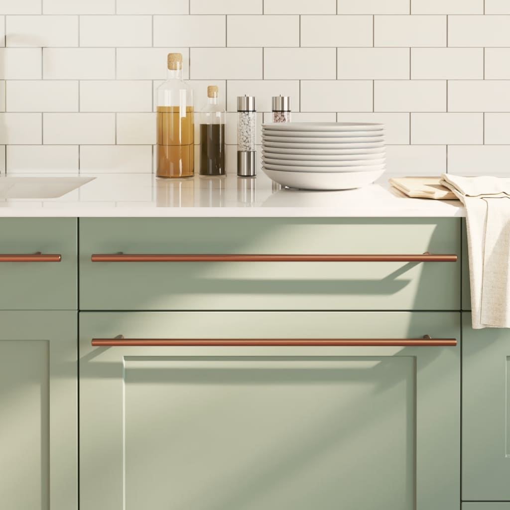 VidaXL håndtag 10 stk 480 mm rustfrit stål bronzefarvet