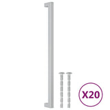 Vidaxl handvatten 20 st 320 mm roestvrij staal zilverkleurig