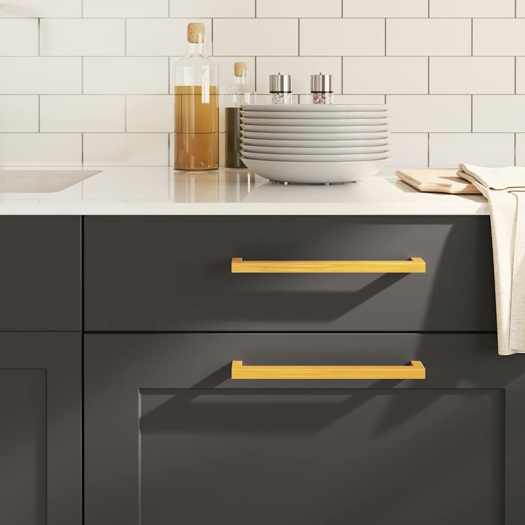 VidaXL håndtag 20 stk 224 mm rustfrit stål guldfarvet