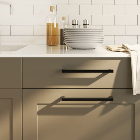 VidaXL håndtag 20 stk 224 mm rustfrit stål sort