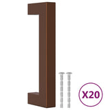 VidaXL håndtag 20 stk 96 mm rustfrit stål bronzefarvet