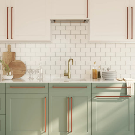 VidaXL håndtag 20 stk 480 mm rustfrit stål bronzefarvet