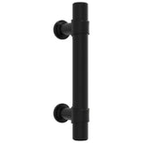 VidaXL Håndtag 20 stk 64 mm rustfrit stål sort