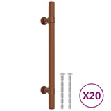 VidaXL Håndtag 20 stk 128 mm rustfrit stål bronzefarvet