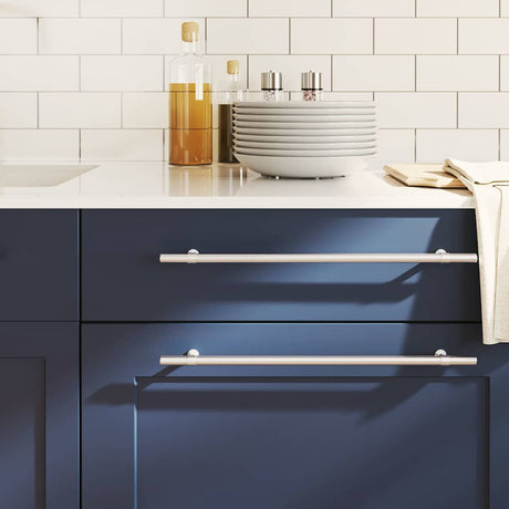VidaXL håndtag 10 stk 320 mm rustfrit stål sølvfarvet