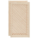 Vidaxx skabslåger med lameller 2 stk 49,5x99 cm massivt fyrretræ