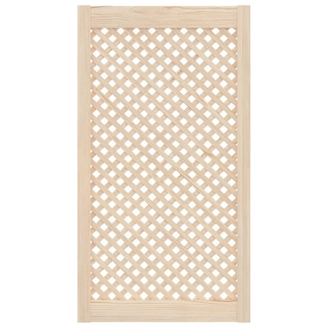 Vidaxx skabslåger med lameller 2 stk 49,5x99 cm massivt fyrretræ