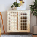Vidaxx skabslåger med lameller 2 stk 49,5x99 cm massivt fyrretræ