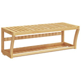 Vidaxl håndklædestativ vægmonteret 60x25x20 cm bambus