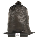 VidaXL affaldssække 250 stk 120 l sort