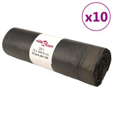 Vidaxx affaldssække med snøre 250 stk 120 l sort