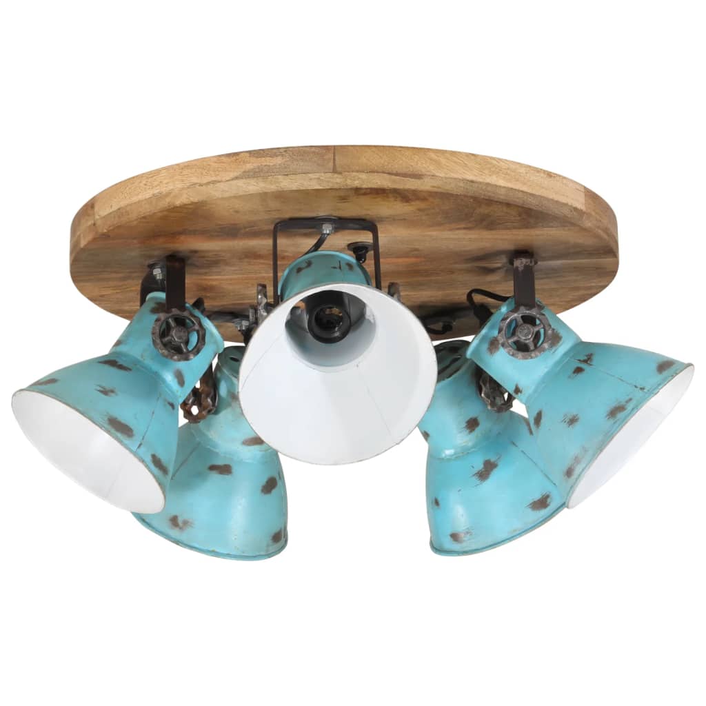 Vidaxx loftslampe 25 w e27 50x50x25 cm forvitret blå