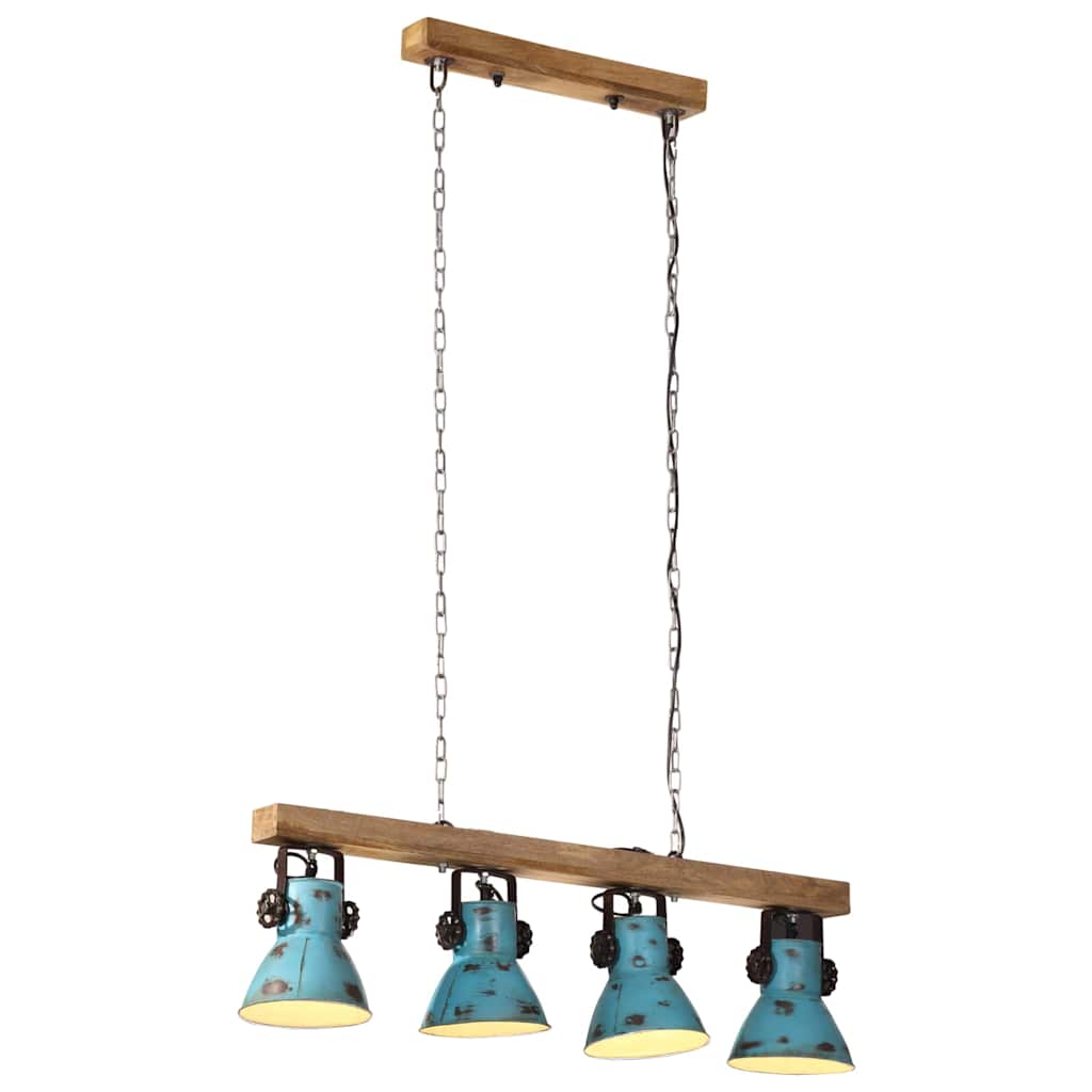 Vidaxx loftslampe 25 w e27 90x24x111 cm forvitret blå