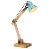 Vidaxx skrivebordslampe 25 w e27 23x18x96 cm forvitret blå