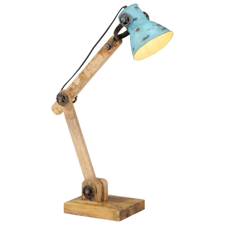 Vidaxx skrivebordslampe 25 w e27 23x18x96 cm forvitret blå