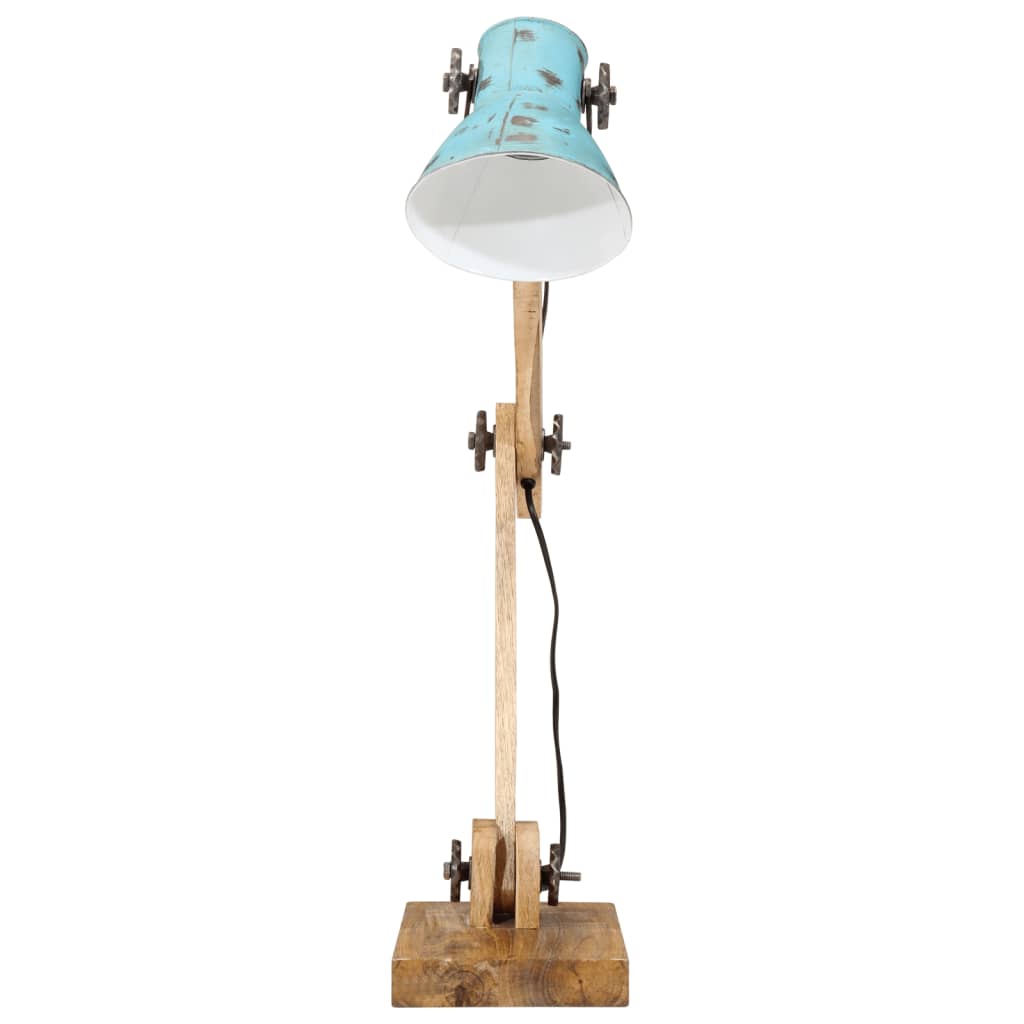 Vidaxx skrivebordslampe 25 w e27 23x18x96 cm forvitret blå