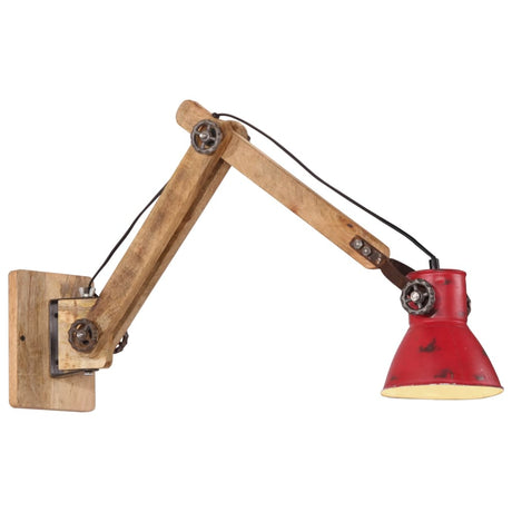 Vidaxx væglampe 25 w e27 96x15x20 cm forvitret rød
