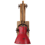 Vidaxx væglampe 25 w e27 96x15x20 cm forvitret rød