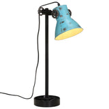 Vidaxx skrivebordslampe 25 w e27 15x15x55 cm forvitret blå