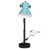 Vidaxx skrivebordslampe 25 w e27 15x15x55 cm forvitret blå