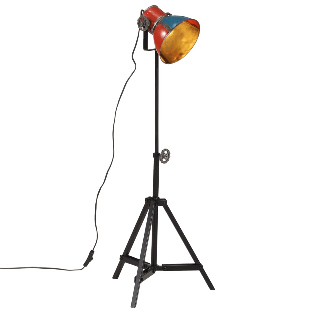 VidaXL gulvlampe 25 w e27 35x35x65 95 cm flerfarvet
