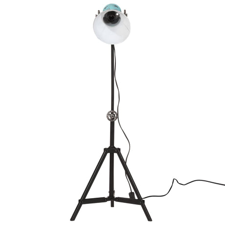 Vidaxxl gulvlampe 25 w e27 35x35x65 95 cm forvitret blå
