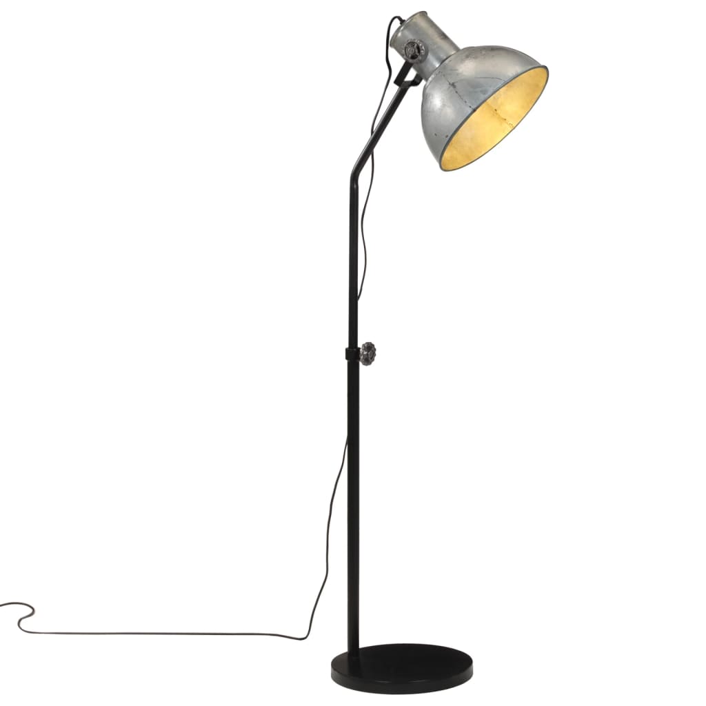 Vidaxx gulvlampe 25 w e27 30x30x90-150 cm vintage sølv