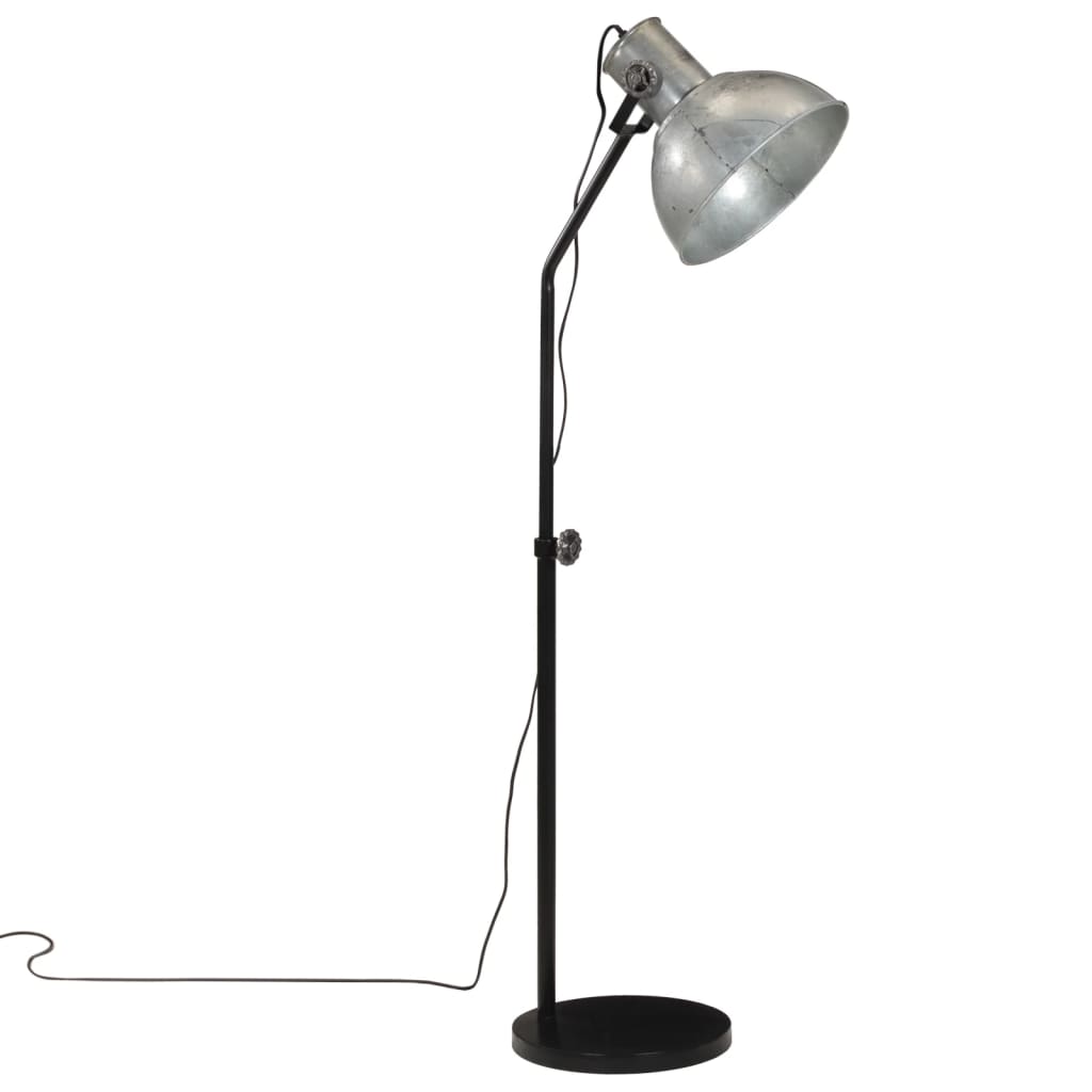 Vidaxx gulvlampe 25 w e27 30x30x90-150 cm vintage sølv