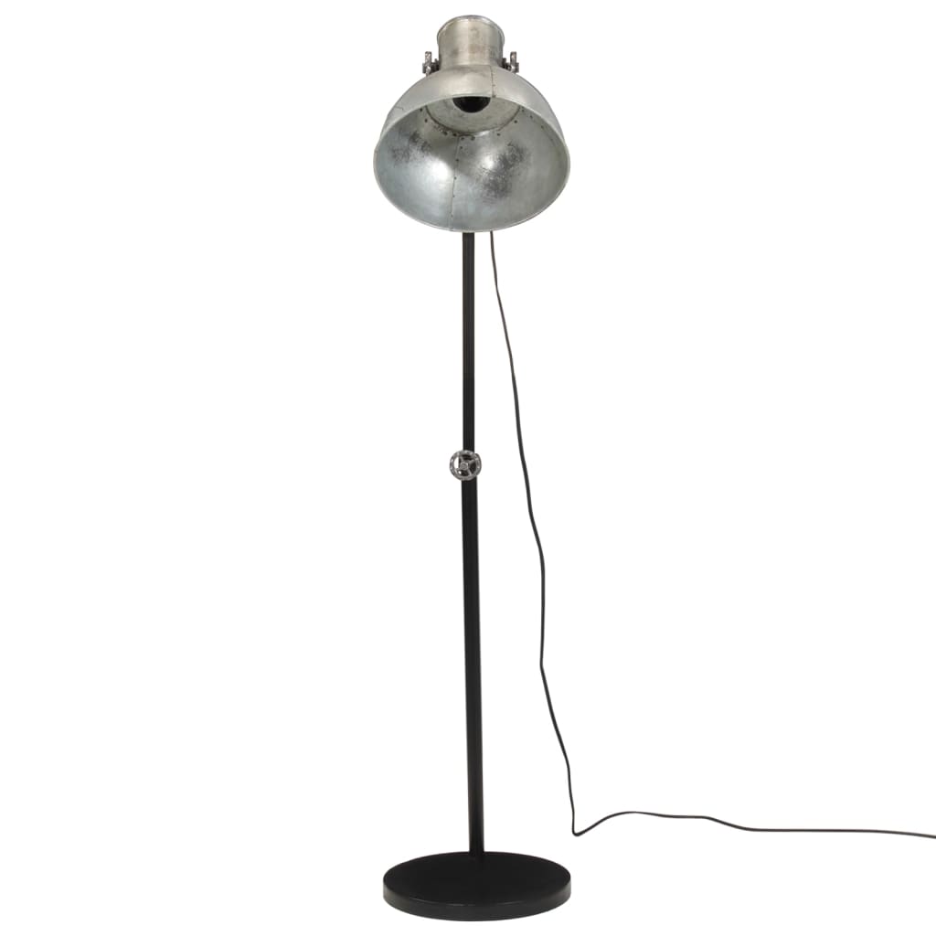 Vidaxx gulvlampe 25 w e27 30x30x90-150 cm vintage sølv