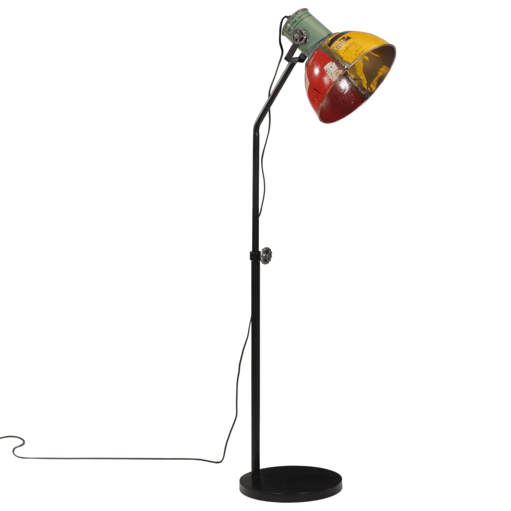 VidaXL gulvlampe 25 w e27 30x30x90-150 cm flerfarvet