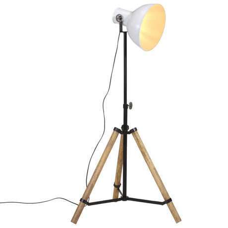 VidaXL gulvlampe 25 w e27 75x75x90-150 cm hvid