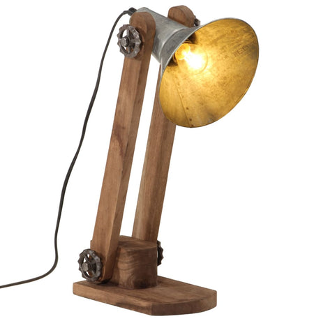 Vidaxx skrivebordslampe 25 w e27 23x13x52 cm vintage sølv