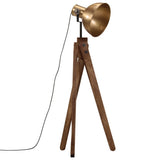 VidaXL gulvlampe 25 w e27 45x45x120 cm antik messingfarvet